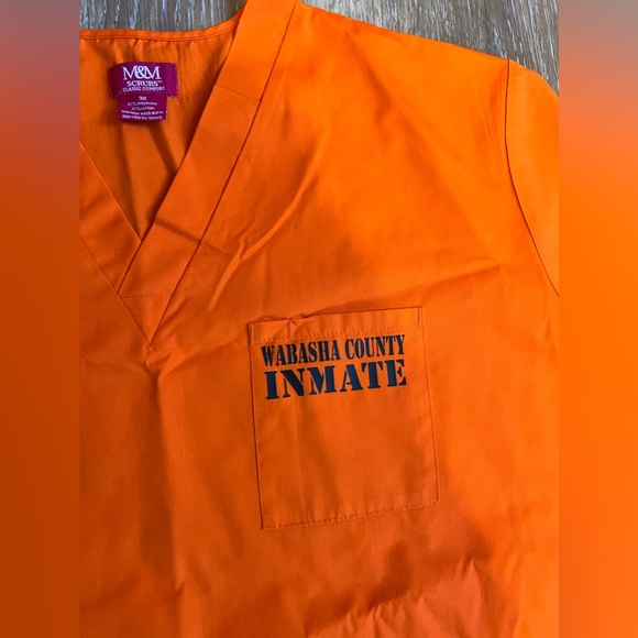 Prisoner - Inmate Halloween Costume 3X - Picture 2 of 6